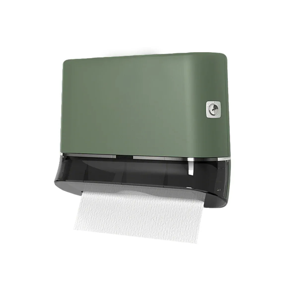 Commercial Hand Towel Dispenser Wall Mounted Tissue Box Easy Install Durable - Green