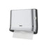 Commercial Hand Towel Dispenser Wall Mounted Tissue Box Easy Install Durable - Silver
