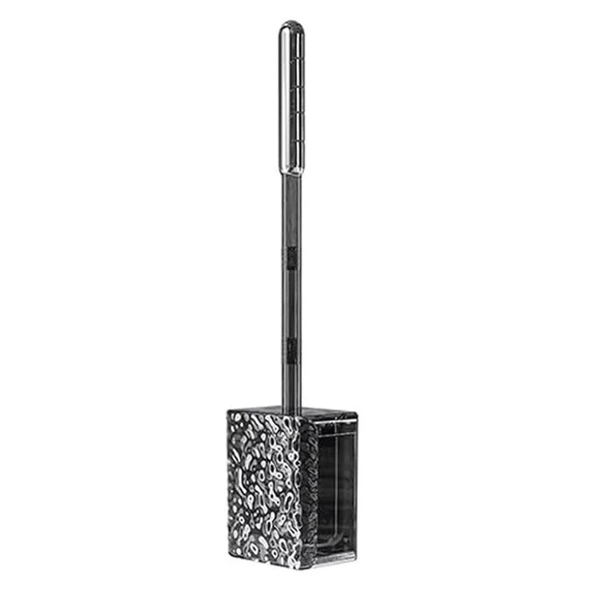 Corrugated Toilet Brush No Dead Angle Wall Hanging Toilet Cleaning Brush - Grey