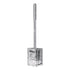 Corrugated Toilet Brush No Dead Angle Wall Hanging Toilet Cleaning Brush - Silver