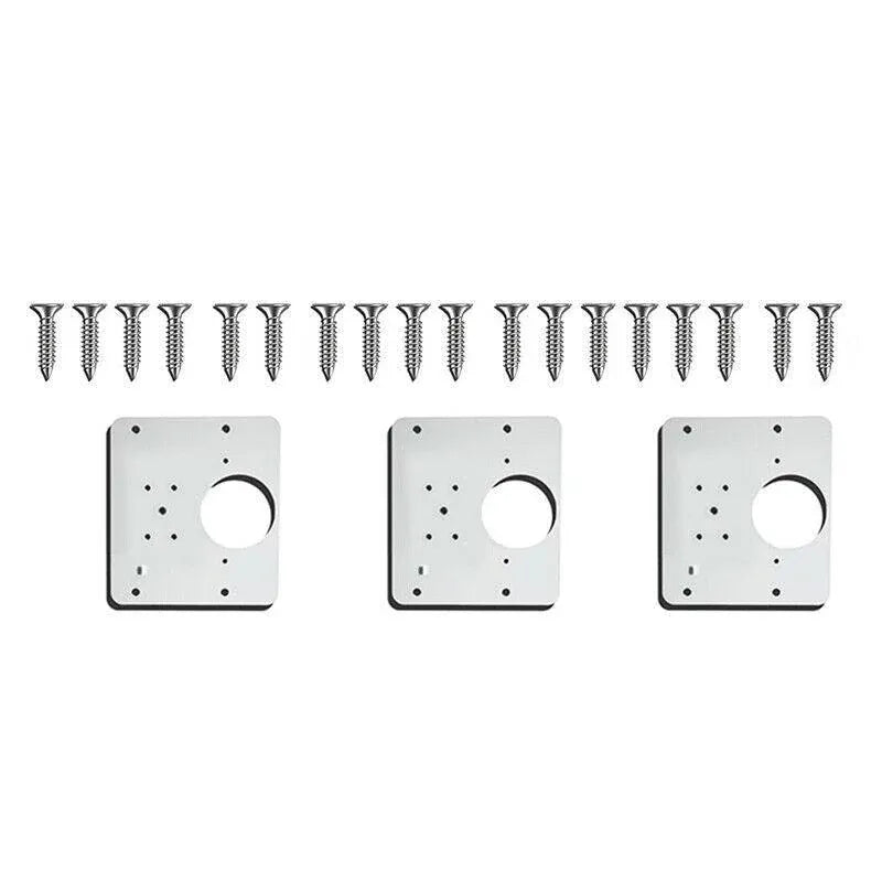 Hinge Repair Plate Rust Resistant Steel Furniture Cupboard Repair Mount Tool Au
