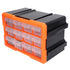 Tool Storage Bin Parts Organizer Drawers Cabinet Box Chest Plastic With Dividers - 12 Drawers