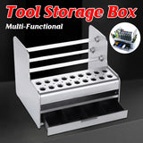 Tool Cabinet Multifunctional Desktop Organizer Screwdriver Parts Rack Case