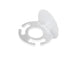 Toothbrush Holder Wall Mount Sucker Bathroom Suction Cup Toothpaste Storage Rack - Clear