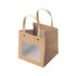 Square Paper Bags Standard Kraft Material Sturdy Multipurpose Available 3 Sizes - 25pcs-10*10*10cm