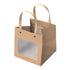 Square Paper Bags Standard Kraft Material Sturdy Multipurpose Available 3 Sizes - 25pcs-15*15*15cm