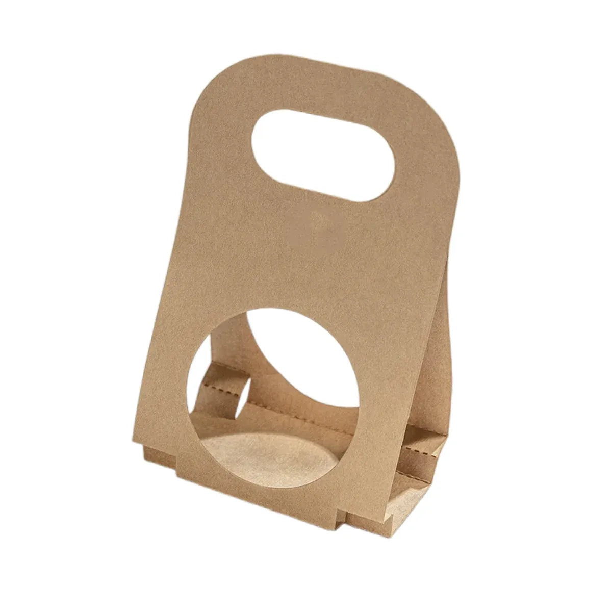 50PCS Kraft Paper Packaging Box Fruit Gift Bag Single Double Handle for Party - 9x16cm