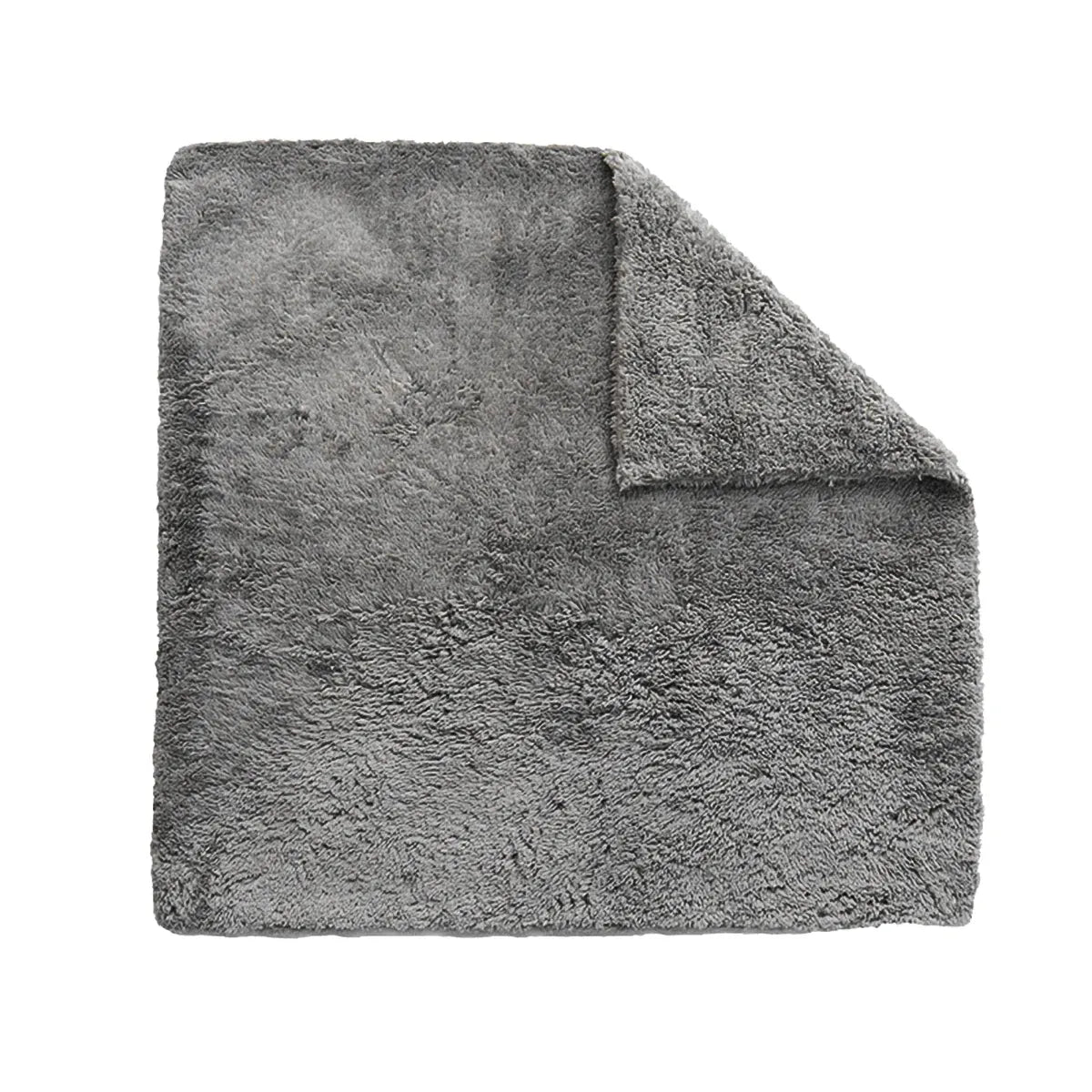 10PCS Microfiber Cleaning Cloths Car Detailing Towels Polishing Rags No Scratch - Grey