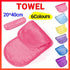 Soft Micro Fibre Makeup Eraser Make Up Remover Towel Cleaning Cloth 40*20Cm - Pink
