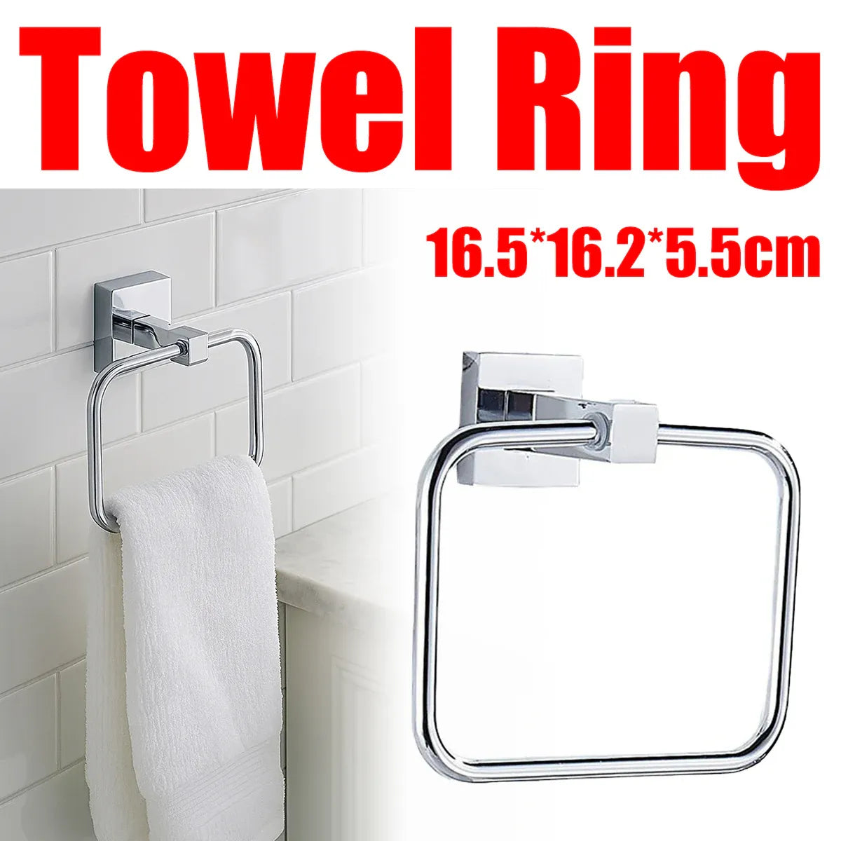 Bathroom Towel Rack and Towel Rod Hanger Wall Mounted for Bathroom Organizer