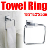 Bathroom Towel Rack and Towel Rod Hanger Wall Mounted for Bathroom Organizer