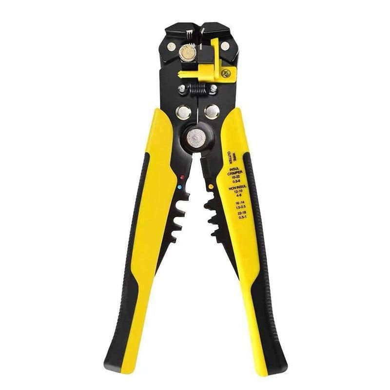 Automatic Wire Cutter Stripper Pliers Electrical Cable Crimper Terminal Tool Au - Yellow