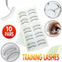 10 Pairs Self-Adhesive Training False Eyelash Extensions Strip