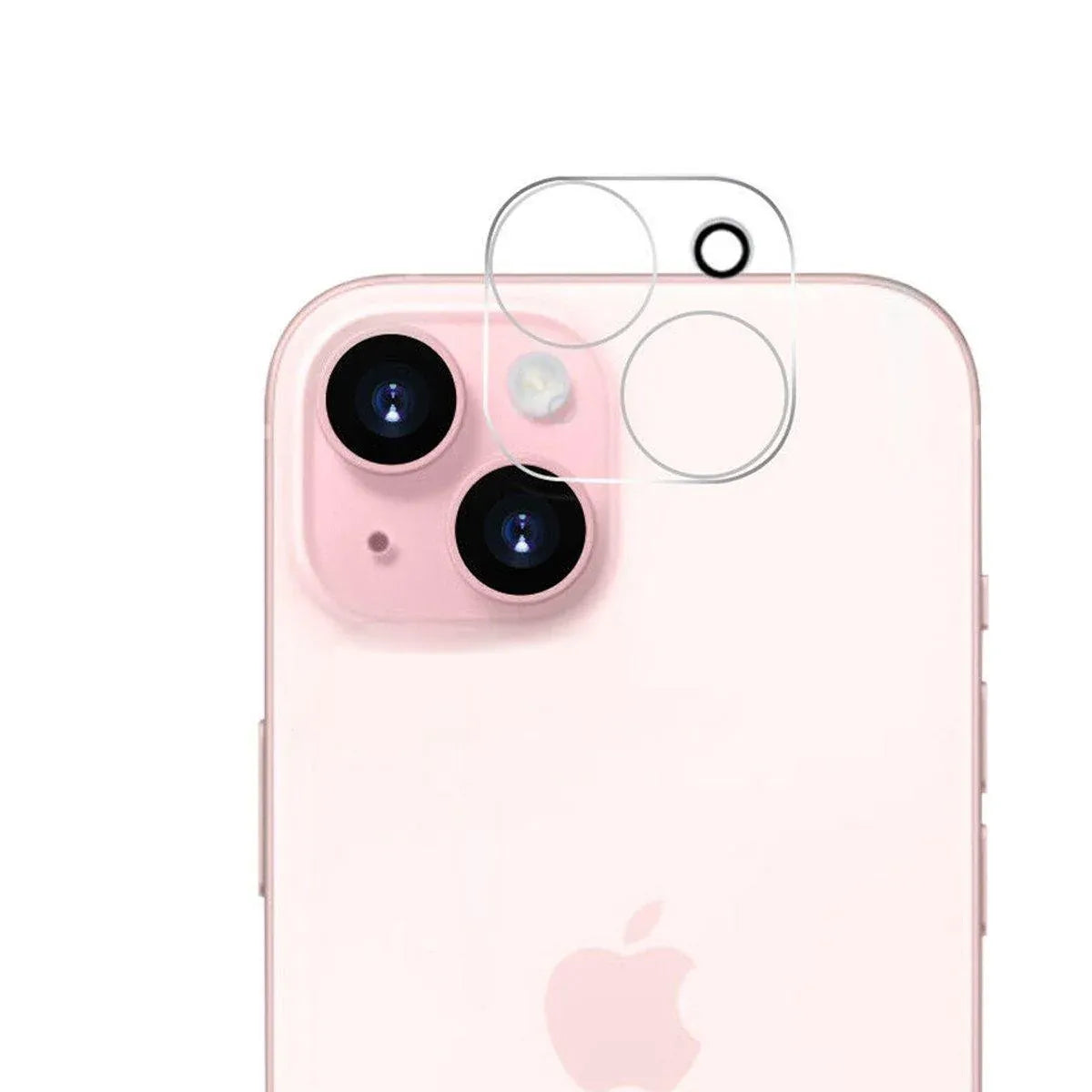 2PCS Transparent Tempered Glass Camera Lens Protector for iPhone 15 Pro Max - For Apple iPhone 15/15 Plus