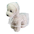 Puppy Waterproof Pet Dog Raincoat Jacket Clothes Vest Rain Coat Outdoor Hoodies White - M