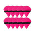 1/10X Triangle Cosmetic Puff Mini Cotton Makeup Sponge Powder Tool - Rose Red