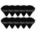 1/10X Triangle Cosmetic Puff Mini Cotton Makeup Sponge Powder Tool - Black