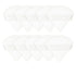 1/10X Triangle Cosmetic Puff Mini Cotton Makeup Sponge Powder Tool - White