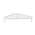 Kitchen Corner Shelf Triangle Countertop Organizer Multifunction Storage Rack - White