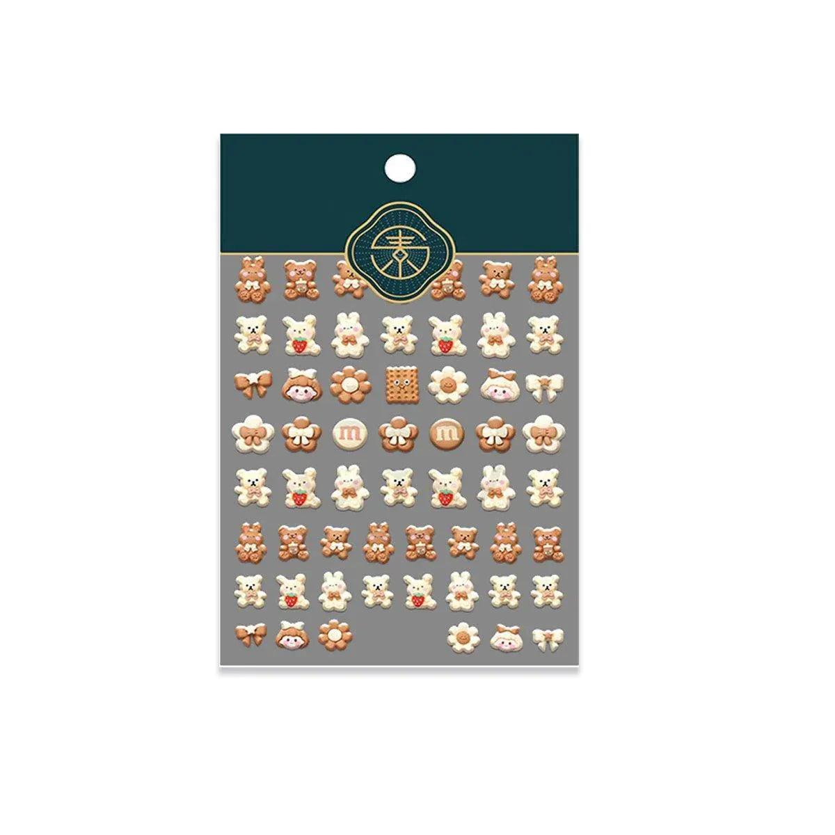 Chinese Style Floral Nail Stickers Gel Nail Stickers for DIY Nail Art - 991