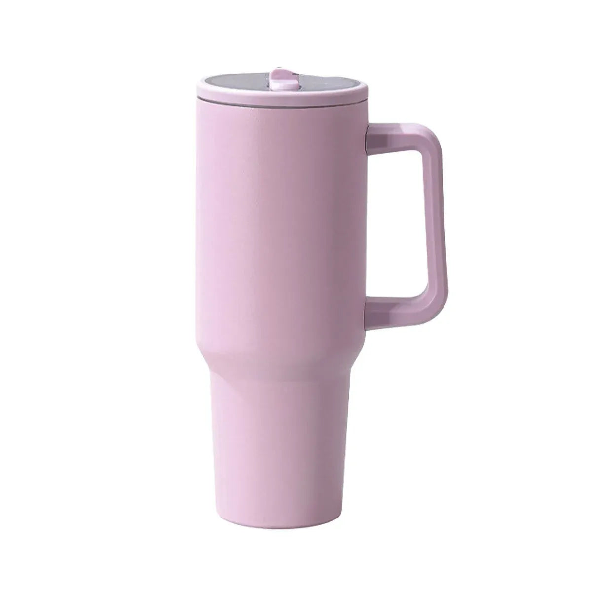 Travel Tumbler 40oz Stainless Steel Insulated Mug with Lid Handle for Drinks - Pink
