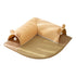 Washable Cat Tunnel Nest Corner Passage Cat House Easy Clean Pet Furniture - Brown-M