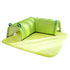 Washable Cat Tunnel Nest Corner Passage Cat House Easy Clean Pet Furniture - Green-L