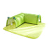 Washable Cat Tunnel Nest Corner Passage Cat House Easy Clean Pet Furniture - Green-M