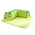 Washable Cat Tunnel Nest Corner Passage Cat House Easy Clean Pet Furniture - Green-S