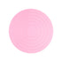 Mini Cake Turntable 14cm Manually Rotating Stand for Cake Decorating Baking Use - Pink