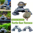 Turtle Climbing Platform Staircase Balcony Ramp for Aquarium Fish Tank Habitat - A