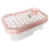 Open Turtle Tank Sun Basking Platform Plastic Reptile Habitat Aquarium Large - Pink