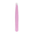 Stainless Steel Hair Eyebrow Tweezers Plucker Puller Beauty Slanted Nail Tip - Light Purple