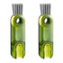 1/2pcs 3-in-1 U Shaped Bottle Thermos Cup Cleaning Brush with Rotating Heads - 2pcs-Green