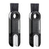 1/2pcs 3-in-1 U Shaped Bottle Thermos Cup Cleaning Brush with Rotating Heads - 2pcs-Grey