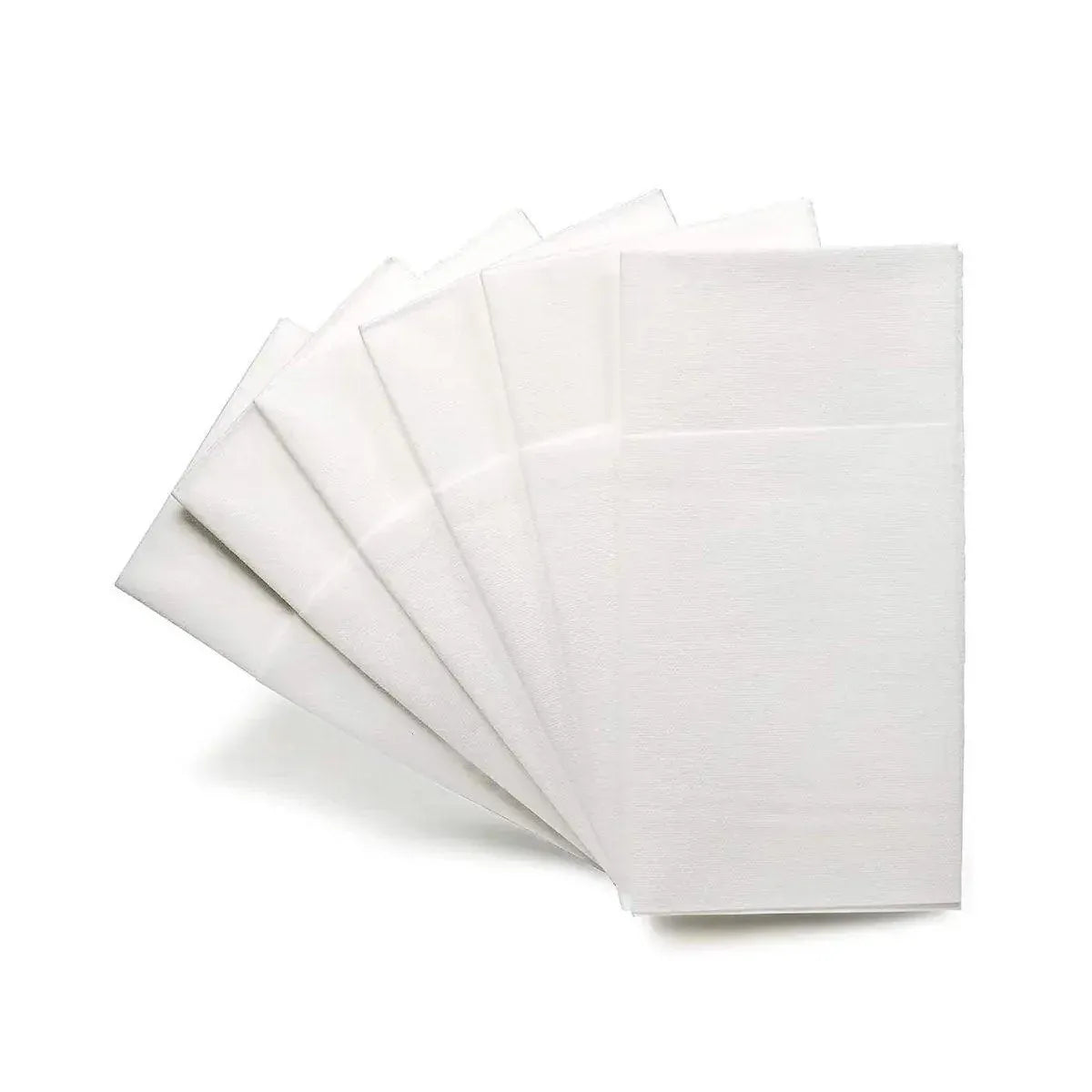 50/100PCS Disposable White Napkin Set Knife Fork Holder for Party Banquet Table - 50PCS