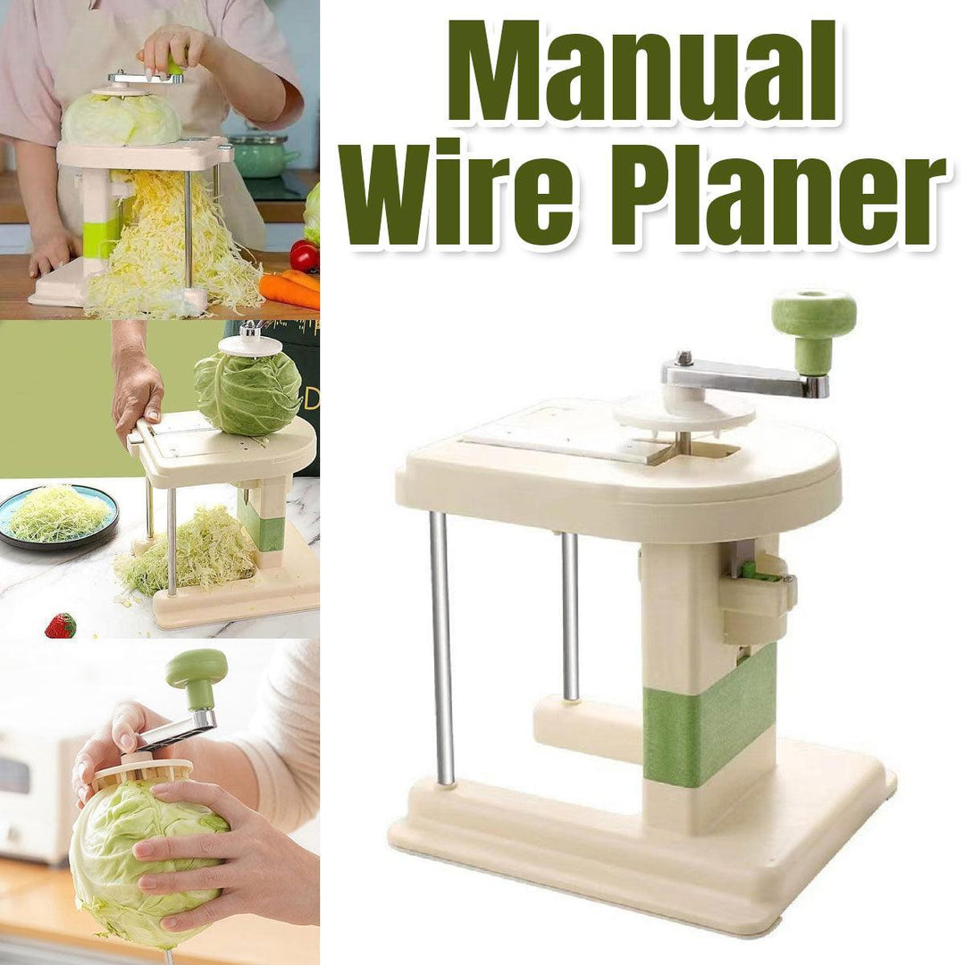Hand Crank Vegetable Cutter Shredder Cabbage Slicer Household Grater Tool