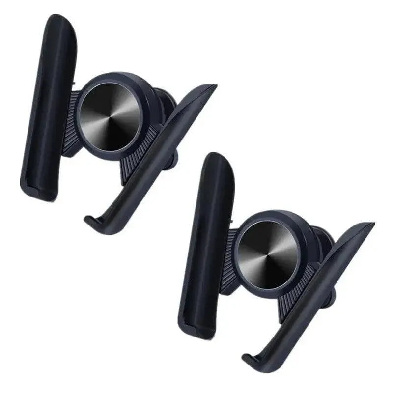 Gravity Phone Holder for Car Air Vent Mount Auto-Clamp Cradle Bracket - Black*2