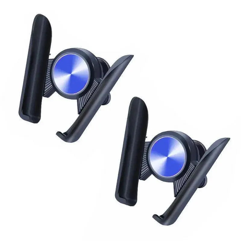 Gravity Phone Holder for Car Air Vent Mount Auto-Clamp Cradle Bracket - Blue*2