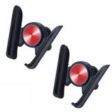 Gravity Phone Holder for Car Air Vent Mount Auto-Clamp Cradle Bracket - Red*2