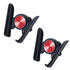 Gravity Phone Holder for Car Air Vent Mount Auto-Clamp Cradle Bracket - Red*2