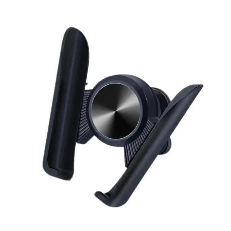 Gravity Phone Holder for Car Air Vent Mount Auto-Clamp Cradle Bracket - Black