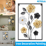 Modern Minimalist Iron Wall Art Decor Abstract Design for Home Wall Decoration