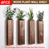 4PCS Wood Plant Wall Shelf Durable Aesthetic for Indoor Wall Decor Storage Use