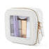 Clear Waterproof Travel Makeup Bag Portable Cosmetic Toiletry Organizer Box - White