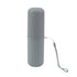 Travel Toothbrush and Toothpaste Holder Portable Bathroom Storage Box Case Cover - Grey