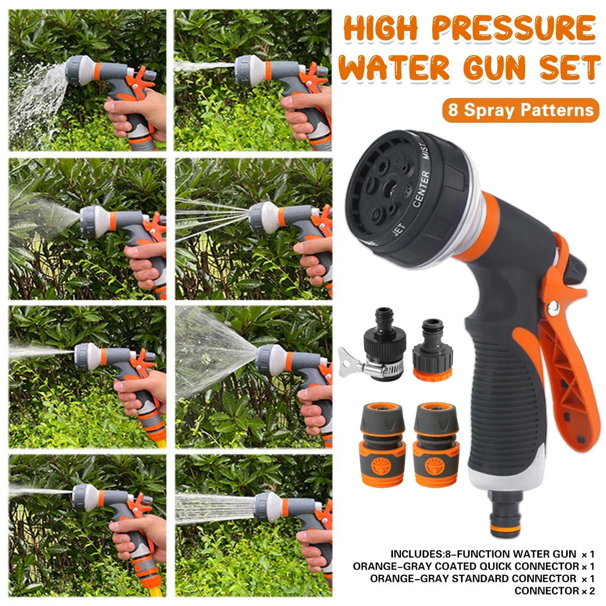 Multifunctional High Pressure Water Sprayer for Home Garden and Vehicle Cleaning