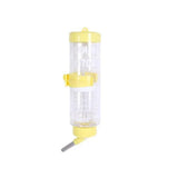 2X Pet Guinea Pig Rabbit Hamster Rat Drinker Drinking Water Bottle Waterer 250ml - Yellow
