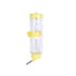 2X Pet Guinea Pig Rabbit Hamster Rat Drinker Drinking Water Bottle Waterer 250ml - Yellow