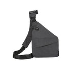 Waterproof Bag Personal Anti Theft Shoulder Man Pocket Portable Chest Travel Grey - Grey Left